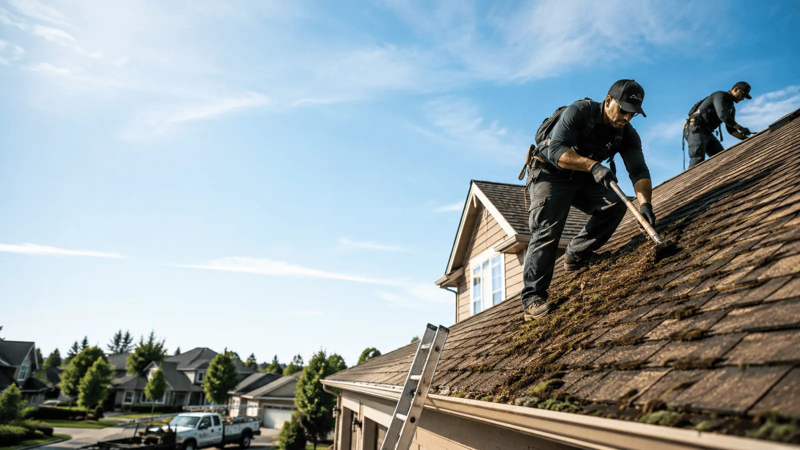 Roof Moss Removal in Dunkerton, IA near me